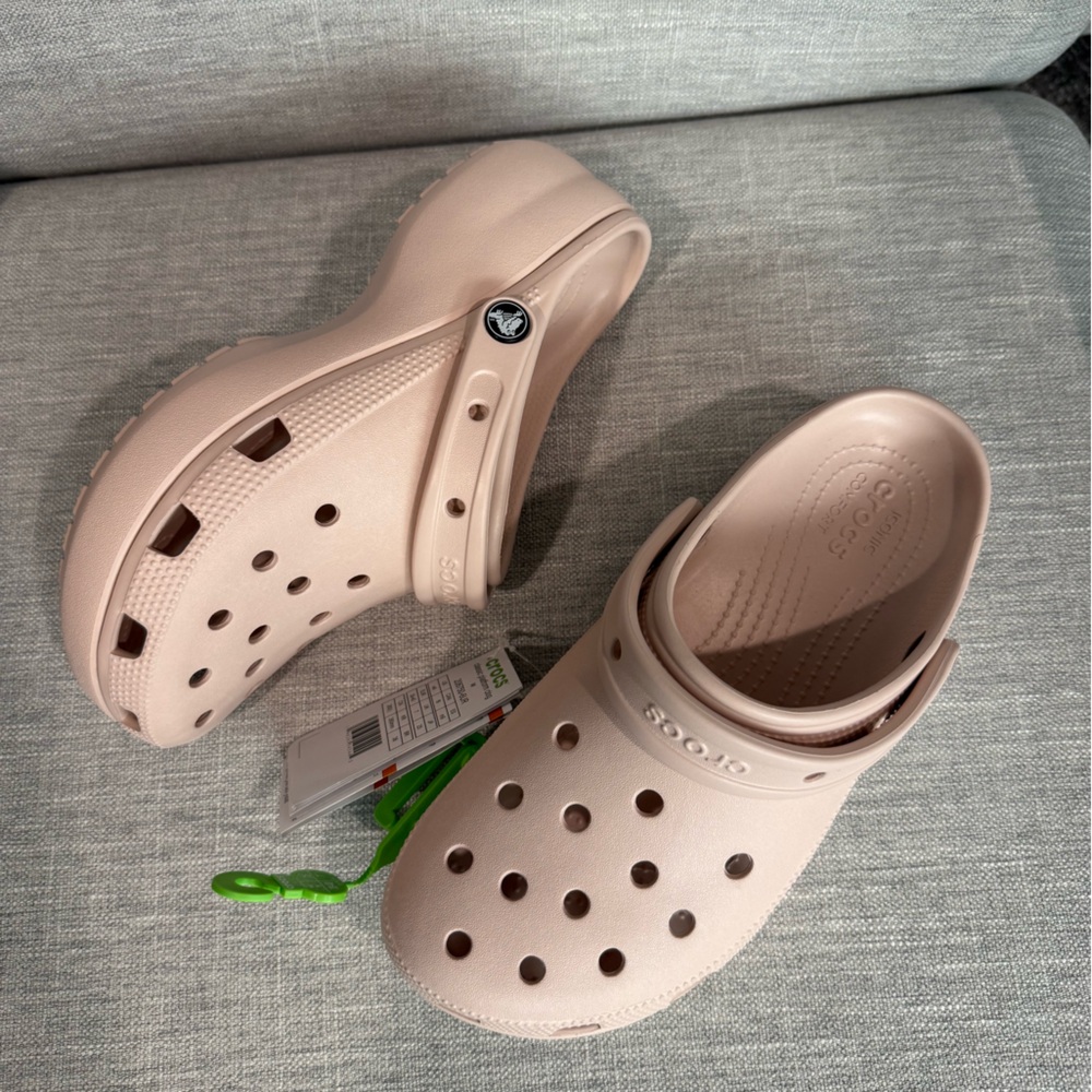 NWT Crocs Classic Platform Clog Quartz Women's 9